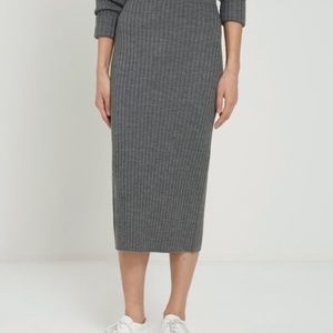 Frank & Oak Merino Wool Sweater Skirt